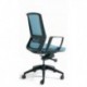 Krzesło biurowe BESTUHL J17 series - różne kolory tapicerki, rama czarna